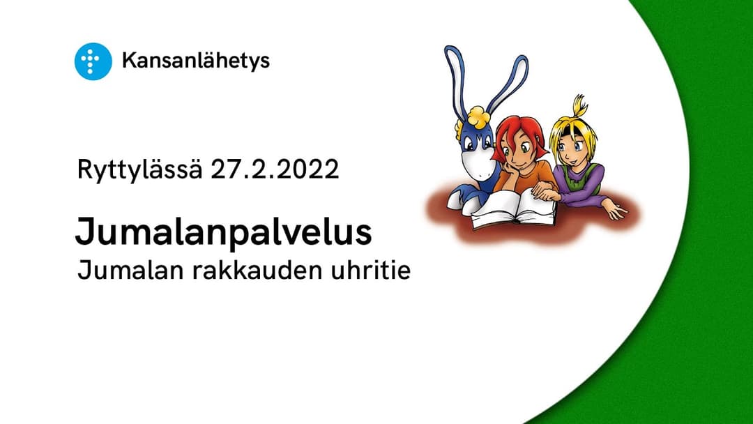 Videon 27.2.2022 Jumalanpalvelus | Jumalan rakkauden uhritie, Aleksi Soininen kansikuva