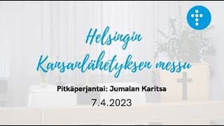 Videon 7.4.2023 klo 13:00 | Sanajumalanpalvelus, Pitkäperjantai: Jumalan Karitsa kansikuva