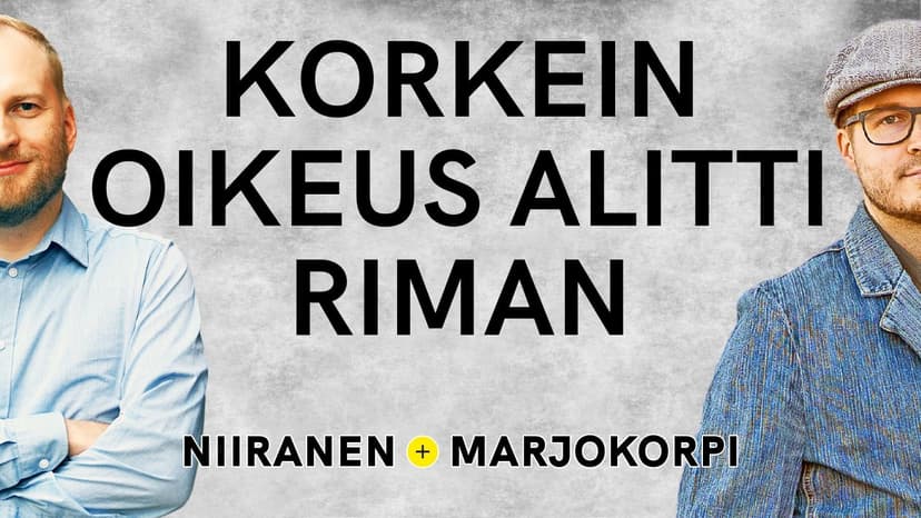 Cover Image for PÄIVI RÄSÄSEN historiallisen huono tuomio | Niiranen & Marjokorpi | 94