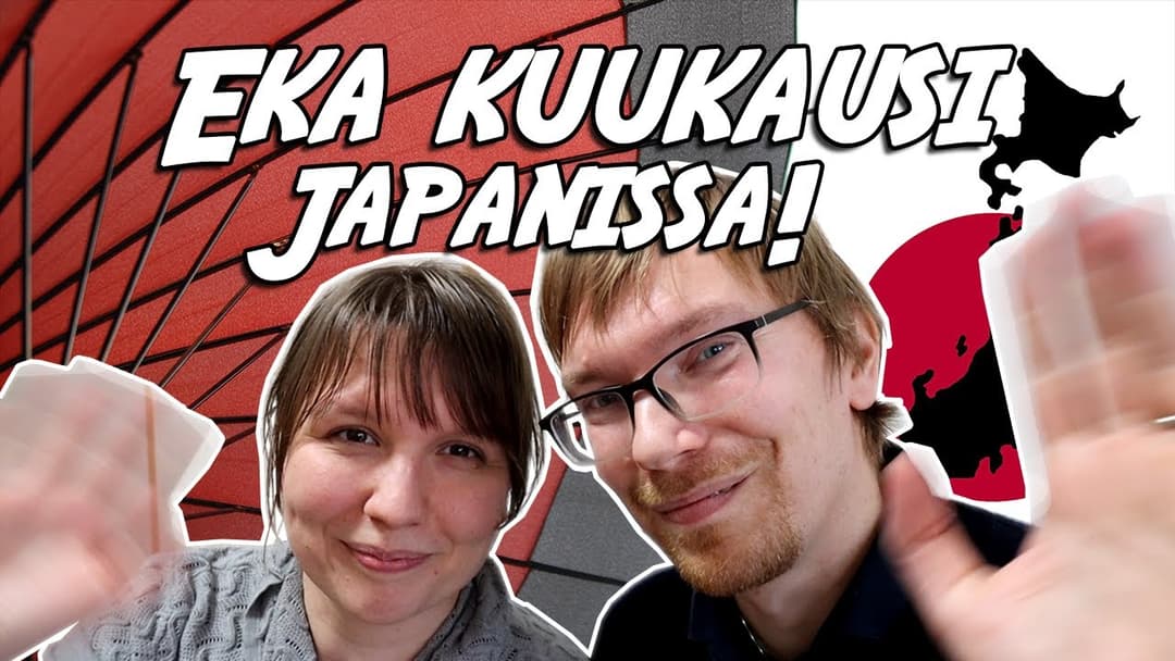 Videon Ensimmäinen kuukausi Japanissa: Rokkoo, ruokakauppa, paperisotaa, muutto, joulu ja uusi vuosi kansikuva